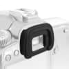 CELLONIC Øyemusling for Pentax K-30 K-5 K-5 II IIs K-50 K-500 K-7 K-70 – EP-FR Silikon Erstatning, Antirefleks EVF Øyestykke, Søkerdeksel, Beskyttelseshette