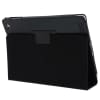 Flip Cover tablet hoes compatibel met Apple iPad 2 / iPad 3 / iPad 4 (Wake / Sleep) tablethoes met bumper en standaard / standfunctie - Kunstleer zwart staande klaphoes bookstyle - touchscreen