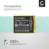 Batterie MB40 3400mAh pour téléphone portable Motorola edge 20