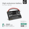 2x Batteri for Sena SMH5, SMH-5, ICP40/25/40P 350mAh fra CELLONIC