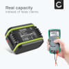 Battery for AL-KO 113698, 113559, Easyflex B100, B100, Easy Flex 34.8 Li 20v  Li Ion 4950mAh from CELLONIC