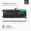 Batteri for Lenovo ThinkPad L13 Yoga Gen 2, ThinkPad X1 Yoga Gen 5 2900mAh fra CELLONIC
