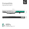 Batteri for Lenovo M4400, M4450, V4400, B40-30, B40-45, B40-70, B40-80, B41-30, B41-35, B50-45, IdeaPad 305-14IBD, 15ABM, 15IBD, 15IBY 2200mAh 14.4V fra CELLONIC