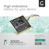 Batteri for Visonic PowerMaster 360R 3000mAh fra CELLONIC