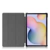 Book Tablet Case with Stand for Samsung Galaxy Tab S7 (SM-T870 / SM-T875) S8 (X700N) Synthetic Leather Protective Folding Flip Folio Wallet Tri Fold Bookcase Cover Sleeve - Black