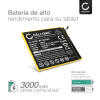 Bateria Amazon MC-308695, 58-000255, ST28 gran capacidad 3000mAh - MC-308695, 58-000255, ST28, Batería recargable para tablets Amazon Kindle Fire 7 2019, M8S26G