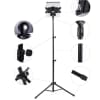 Adjustable Tablet Tripod Floor Stand – 360° Ball-Head Holder for iPad, Samsung & Huawei Tablets