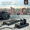 USB dobbel lader (NB-13L) for Canon PowerShot G9 X Mark II G7 X Mark II G1x Mark III G5 X SX740 HS SX620 HS SX720 SX730 SX740 + 1m + USB Kabel fra CELLONIC