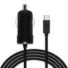 Chargeur allume-cigare voiture USB C Type C 12W pour Samsung Galaxy S21, S20, S20 FE, S10, S9, Plus, Ultra / Note 20, 10 / A71, A52, A51, A21s, A12 - 1.1m 5V 3A