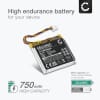 Batteri for JBL Live 660NC, 660 GSP683331 (750mAh, 3.7V) fra CELLONIC