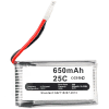 Bateria Syma Hubsan H107C-A24 650mAh - , Batería larga duración para controles remotos Syma X5C X5SW X5 X5SC X5C-1 / Hubsan H107C H107D / WLToys V931