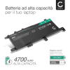 Batteria CELLONIC® C21N1634 per notebook ASUS VivoBook X542U Affidabile ricambio da 4700mAh Sostituzione ottimale per computer portatile laptop Apple