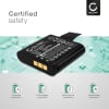 Batteri for PURE Avalon N5 / Evoke D4, D6, F4, H4, H6, S340b, Sensia 200D Connect 10400mAh fra CELLONIC