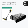 Batteri for Karcher VC 6 Cordless ourFamily, VC 6 CORDLESS PREMIUM OURFAMILY, 9.754-768.0 2500mAh fra CELLONIC