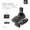 BG-E14 Batterigrep for Canon EOS 70D EOS 80D EOS 90D Kameraer – Vertikalt Portrettgrep