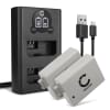 2x Batteri 1020mAh+ Dobbel Lader