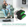 2x Batteria per Vorwerk Kobold VR100, VX100 (Vorwerk 46439) 4500mAh di CELLONIC