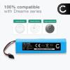 Batteri for Dreame D10s plus, X40 Ultra, X40 Pro Ultra, L30 Ultra, Bot X30 Ultra, RCXE0307, RLX56CE 5200mAh fra CELLONIC