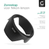 CELLONIC® Vervanging Zonnekap voor bajonet EW-73B voor Canon EF-S 17-85mm f/4-5.6, 18-135mm f/3.5-5.6 IS lens, zonnekap van Plastic