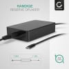 Charger for USB C Notebooks, Tablets, Smartphones Laptop / Notebook - PD Power Delivery | 5V-20V 90W CC-PD90 AC Adapter Mains Power Supply 2.5m Charging Cable