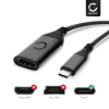 USB C Kabel for TV, Camera, DVD / Blu-ray Player, Gaming Console & Co. - HDMI > micro HDMI TV, DVD, Blu-Ray, Kamera, Skjerm - 15cm USB C til HDMI Standard (Type A) Ledning