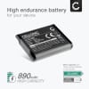 Batteri for Pentax WG-1000 890mAh 3.7V fra CELLONIC