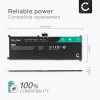 Batteri for Dell XPS 12 9250 4K, Latitude 12 E7275, T02H001, T02H, 9TV5X, 7VKV9, 09TV5X, V55D0 3900mAh fra CELLONIC