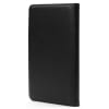 Funda tablets de subtel® para Samsung Galaxy Tab S2 8.0 (SM-T710 / SM-T713 / SM-T715 / SM-T719), Funda para tablets en negro con soporte giratorio y cinta elástica, Protector de tablet de Cuero artificial