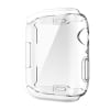 subtel® Protection 2 en 1 pour Apple Watch 7 - 45mm - coque couleur Transparent anti rayure pour le verre et la monture de votre montre connectée.