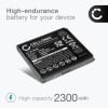 Batteri for Samsung Galaxy S4 Zoom SM-C101, NXF1 NX mini, B740AE, B740AC 2300mAh fra CELLONIC