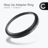 CELLONIC 46mm to 49mm Step Up Ring – Lens Filter & Hood Stepping Up Adapter Ring Mount Adapter for Canon, Nikon, Sony, Fuji, Olympus Camera Lenses