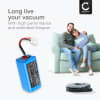 Battery for SEVERIN RB-7025, CHILL RB-7025, RB7025, CHILL RB7025, Philips Compact FC8710, 4IFR19/66 1400mAh from CELLONIC