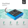 Batteri for PURE Verona / Evoke 1S / 2S / Flow / Mio / Sensia / 10400mAh fra CELLONIC