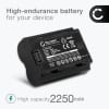 2x Batteri for FujiFilm X-T4 / GFX 50S II / GFX100S / X-H2S / FujiFilm NP-W235 Kameraer 2250mAh + Lader fra CELLONIC