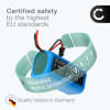 Batteri for lubluelu  SL60D, SL68, Tesla RoboStar iQ550 2600mAh fra CELLONIC