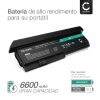 CELLONIC Recambio de Batería Lenovo para ordenador portátil Lenovo ThinkPad X201, X200, X201i, X200s, X201s, X200si, 42T4534, 42T4537 6600mAh 10.8V - 11.1V 