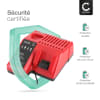 CELLONIC® Chargeur Milwaukee 10.8V-18V pour Batteries Lithium Li Ion – Chargeur Visseuse à charge rapide 3A, Remplacement de M12-18C, 48-59-1812, 48-59-1810