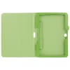 Flip Cover Tablethülle für Samsung Galaxy Tab 4 10.1 (SM-T530 / SM-T531 / SM-T533 / SM-T535) Tablet Schutzhülle mit Bumper und Ständer / Stankfunktion - Kunstleder grün Bookstyle Case Klapphülle faltbar - Touchpad Tasche / Hülle