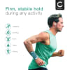 Running Phone Holder Armband for Detachable Quick Mount 360° Rotating Sports Wrist Fore-Arm Strap w/ Pocket - Black