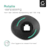 CELLONIC® Zoeker oogschelp voor brilgebruiker: Eyeshell vervanging/ reserve opzetstuk compatibel met Sony Alpha 7, Alpha 9, Alpha 9 II Eyecup Viewfinder camera oculaire glasses