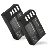 2x CELLONIC® Camera Battery for Pentax KP K-50 K-30 K-S1 K-r K-500 K-S2 Replacement D-Li109 Battery 1100mAh Backup D-Li109