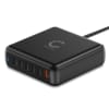 200W 6-port GaN USB-C Ladehub – PD QC 3.0 Hurtig Ladestasjon for Laptoper, Nettbrett & Mobiler fra CELLONIC