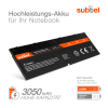 Akku für Fujitsu Lifebook T904 / T904U / T935 / U745 Laptop - 3050mAh 14.4V