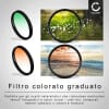 Filtro gradiente colore Arancione per Ø 62mm