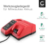 CELLONIC® Milwaukee 10.8V-18V Ladegerät für Li-Ion Lithium Ion Akkus - Schnellladegerät 3A M12-18C, 48-59-1812, 48-59-1810 Ersatz Akkuschrauber Ladegerät