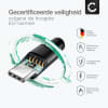 USB Kabel compatibel met Gigaset GS290, GS280, GS195, GS195LS, GS190, GS110 / ME, ME Pure, ME Pro - 1,0m Oplaadkabel Datakabel 3A PVC smartphone zwart