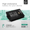 1x Batteri for 7.4V 3300mAh Li Ion fra CELLONIC