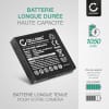 2x Batterie 1050mAh pour appareil photo Caplio, C-Lux - Remplacement modèle DB-70,BP-DC6