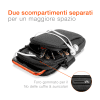 Bracciolo sport porta telefono da braccio, Materiale sintetico, nero fascia porta smartphone da corsa e sport all’aperto, bracciale compatibile con braccio di uomo o donna, idrorepellente