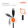 Handy Ladekabel für DOOGEE MIX 2 / T3 / T5s / F7 / F7 Pro Smartphone - 2A / 2000mA USB C Type C Ladegerät 1,2m, Handyladekabel